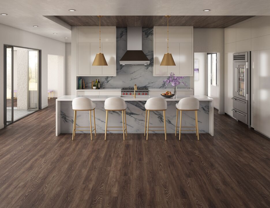 Kitchen with Tmbr Doughton flooring